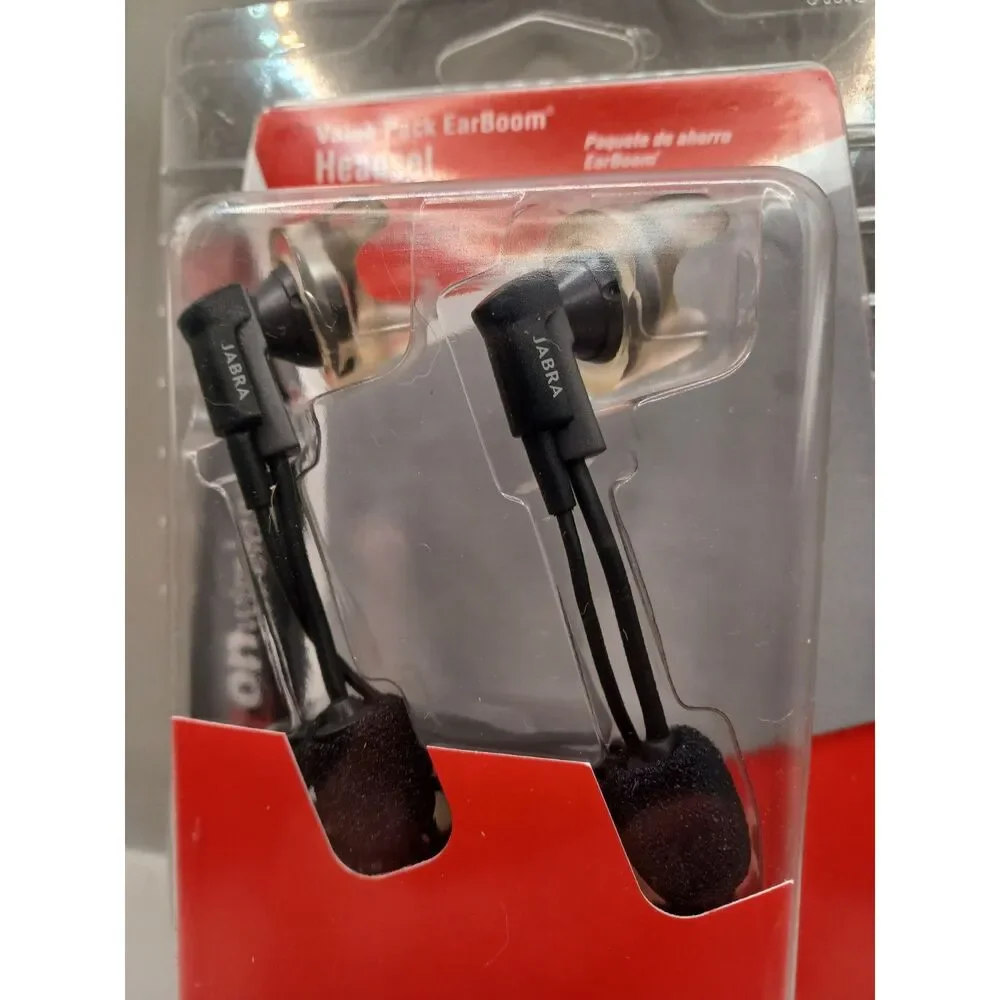 Verizon Wireless Jabra 2.5mm Jack Value Pack Earboom Headset Jabra Black New